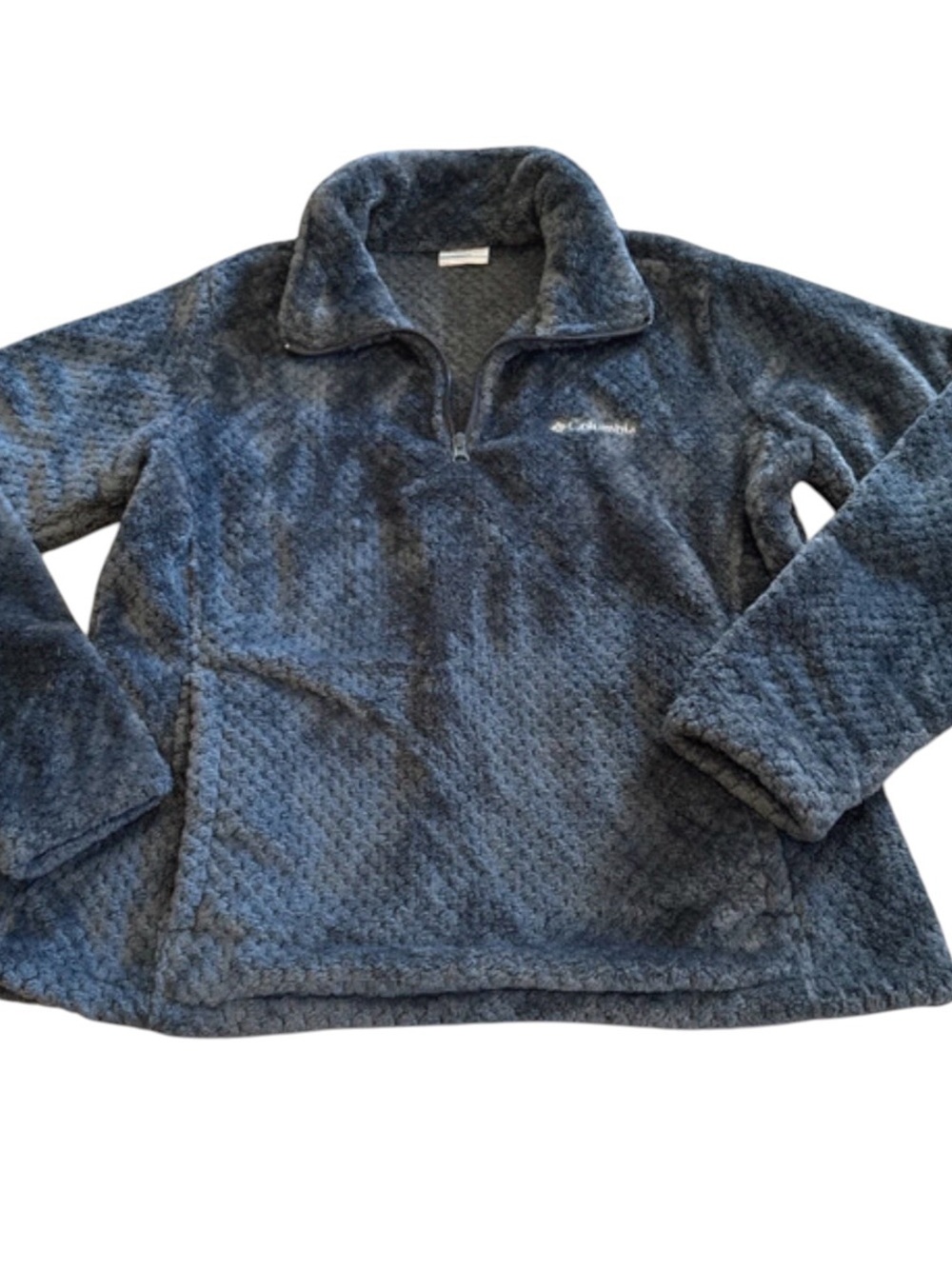 Columbia Women's Dark gray Quarter-Zip Plush Fleece Pullover